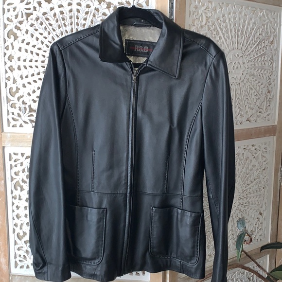 reilly olmes Jackets & Blazers - Black leather jacket